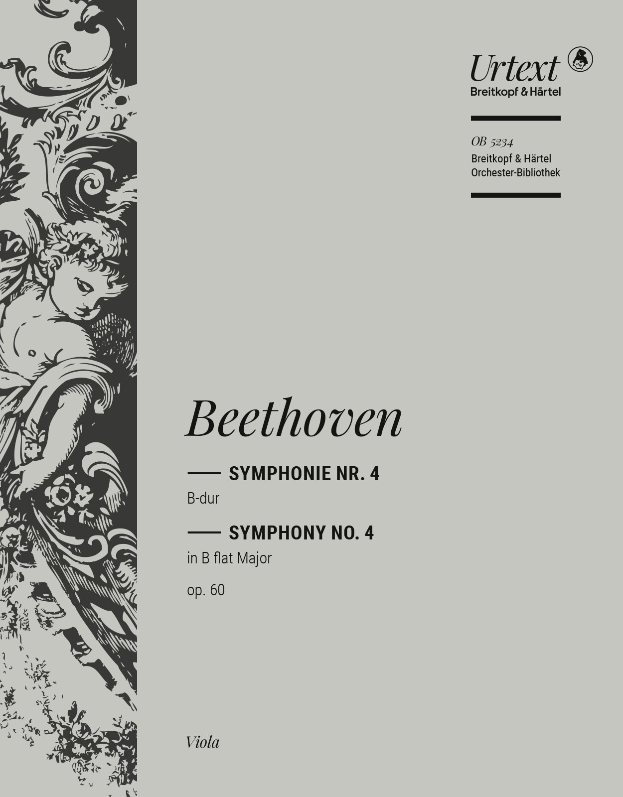 OB 5234-19 - Symphonie Nr. 4 B-dur op. 60 - Cover