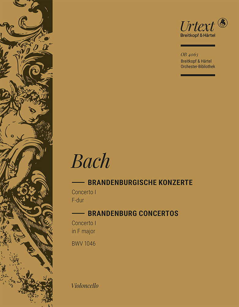 OB 4063-23 - Brandenburg Concerto No. 1 in F major BWV 1046 - Cover