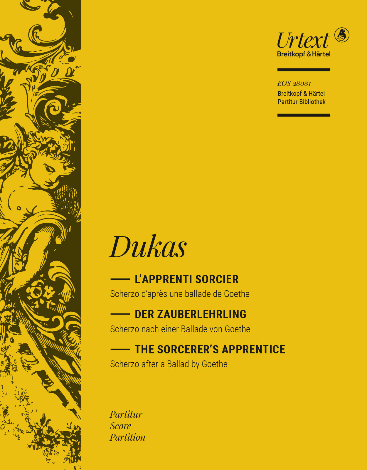 Paul Dukas - L’Apprenti sorcier (Der Zauberlehrling) - Cover