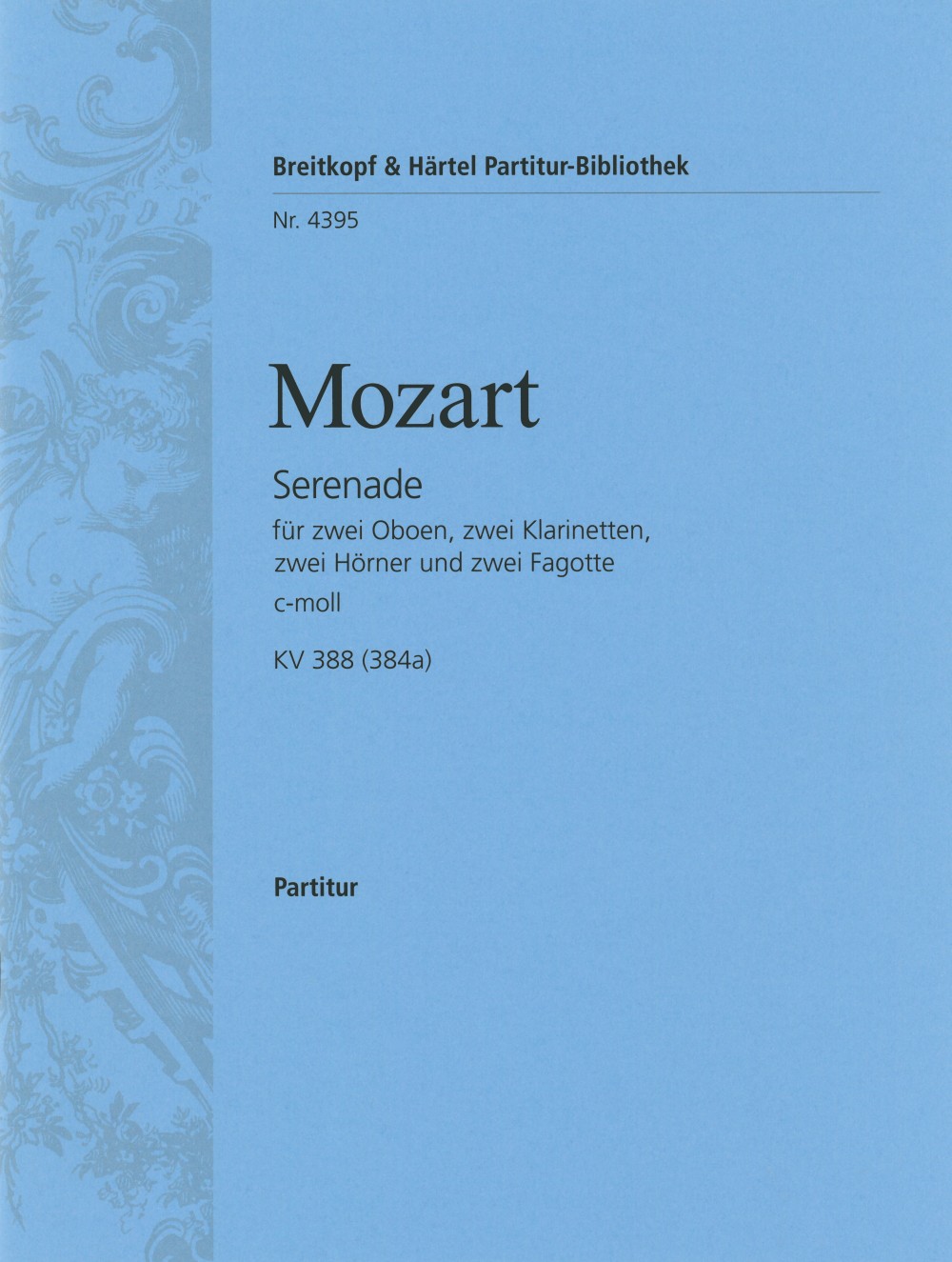 Wolfgang Amadeus Mozart - Serenade in C minor K. 388 (384a) - Cover