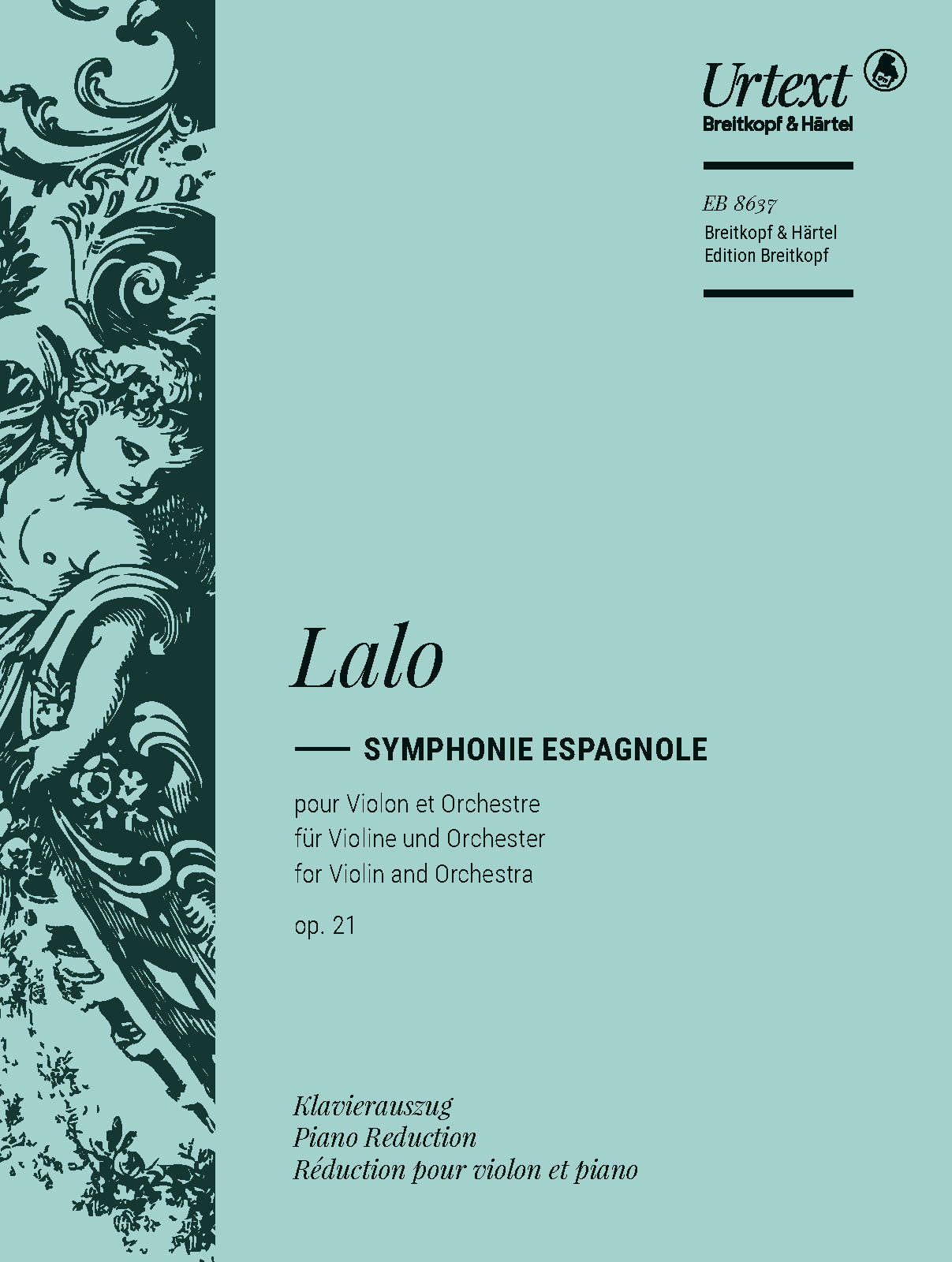 EB 8637D - Symphonie espagnole Op. 21 - Cover