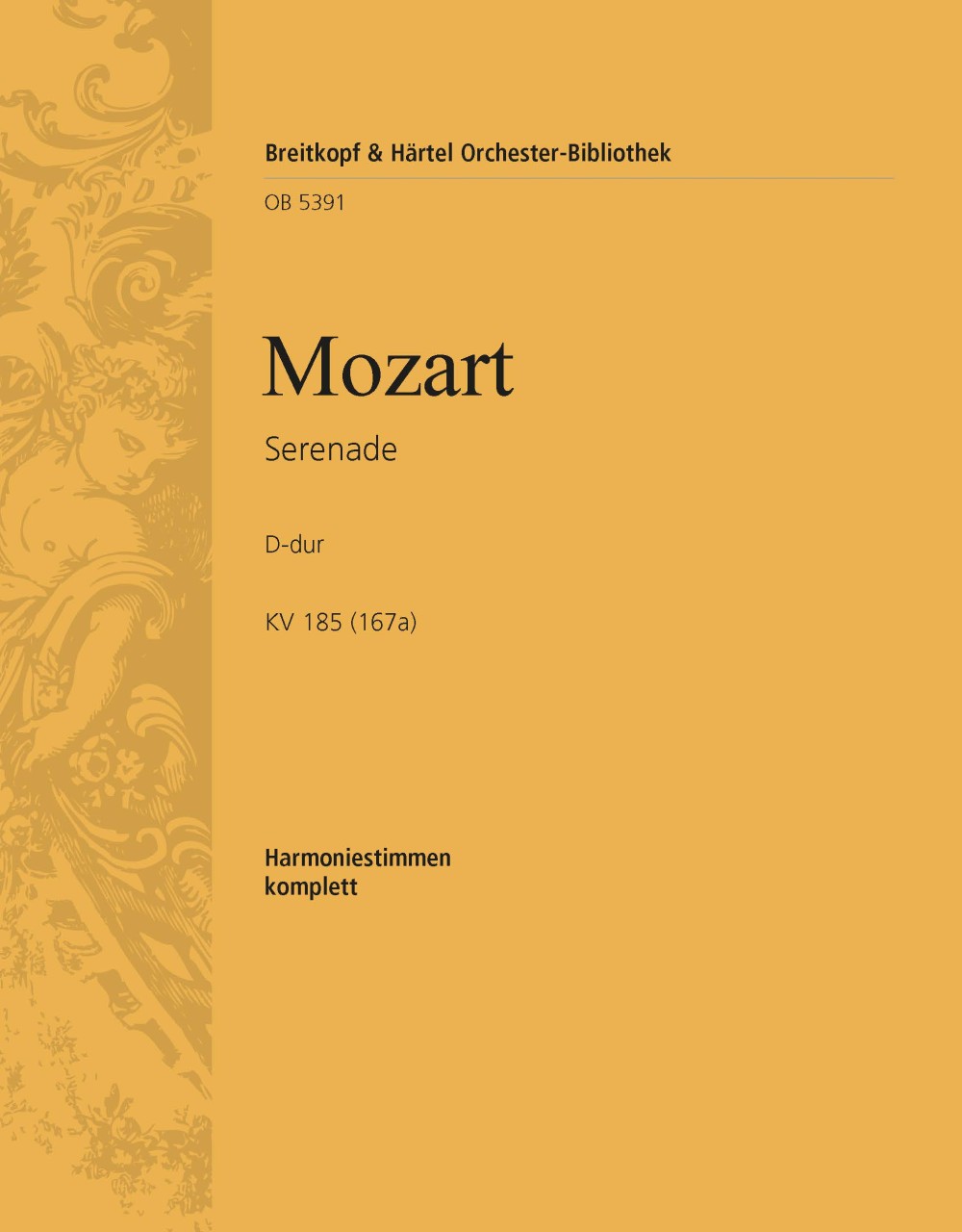 OB 5391-30 - Serenade in D major K. 185 (167a) - Cover
