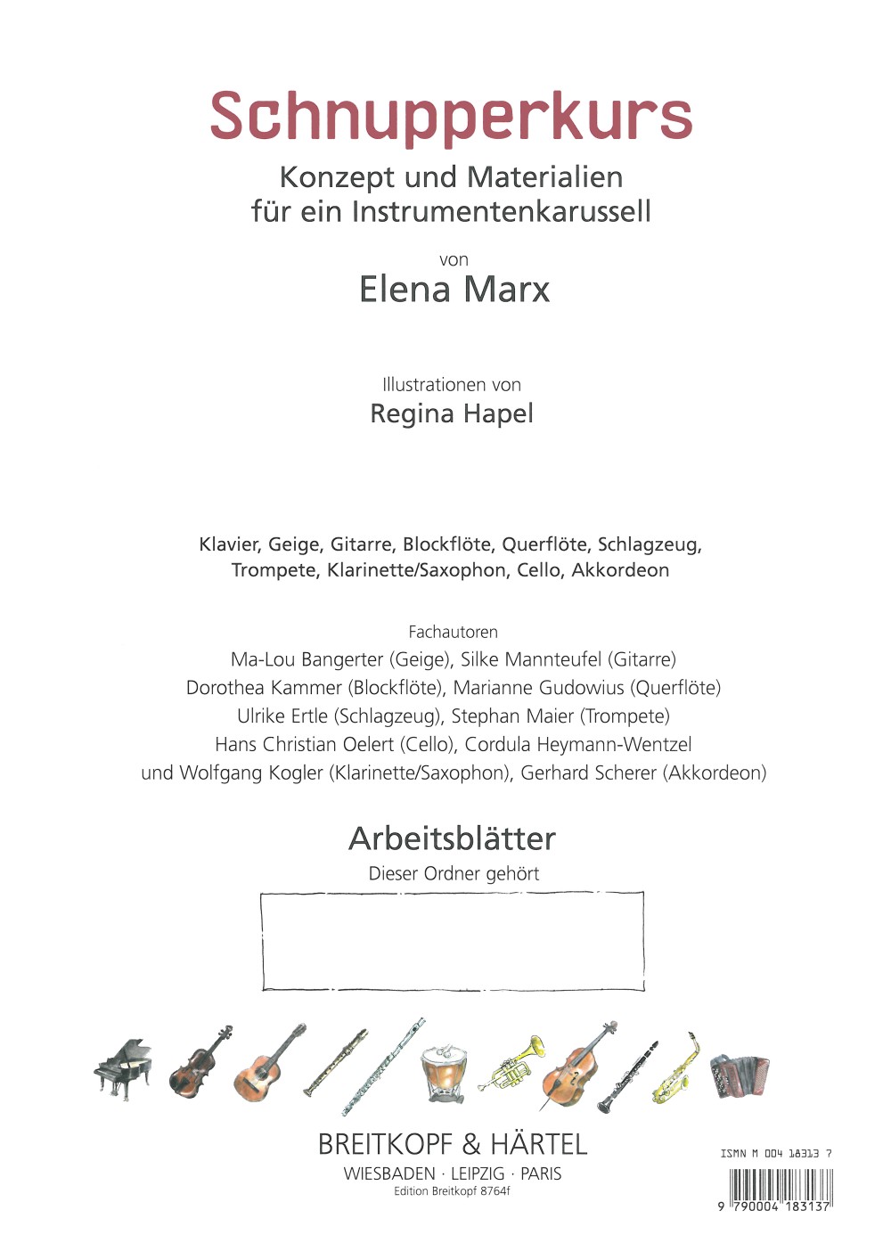 EB 8764f - Elena Marx - Schnupperkurs - Cover