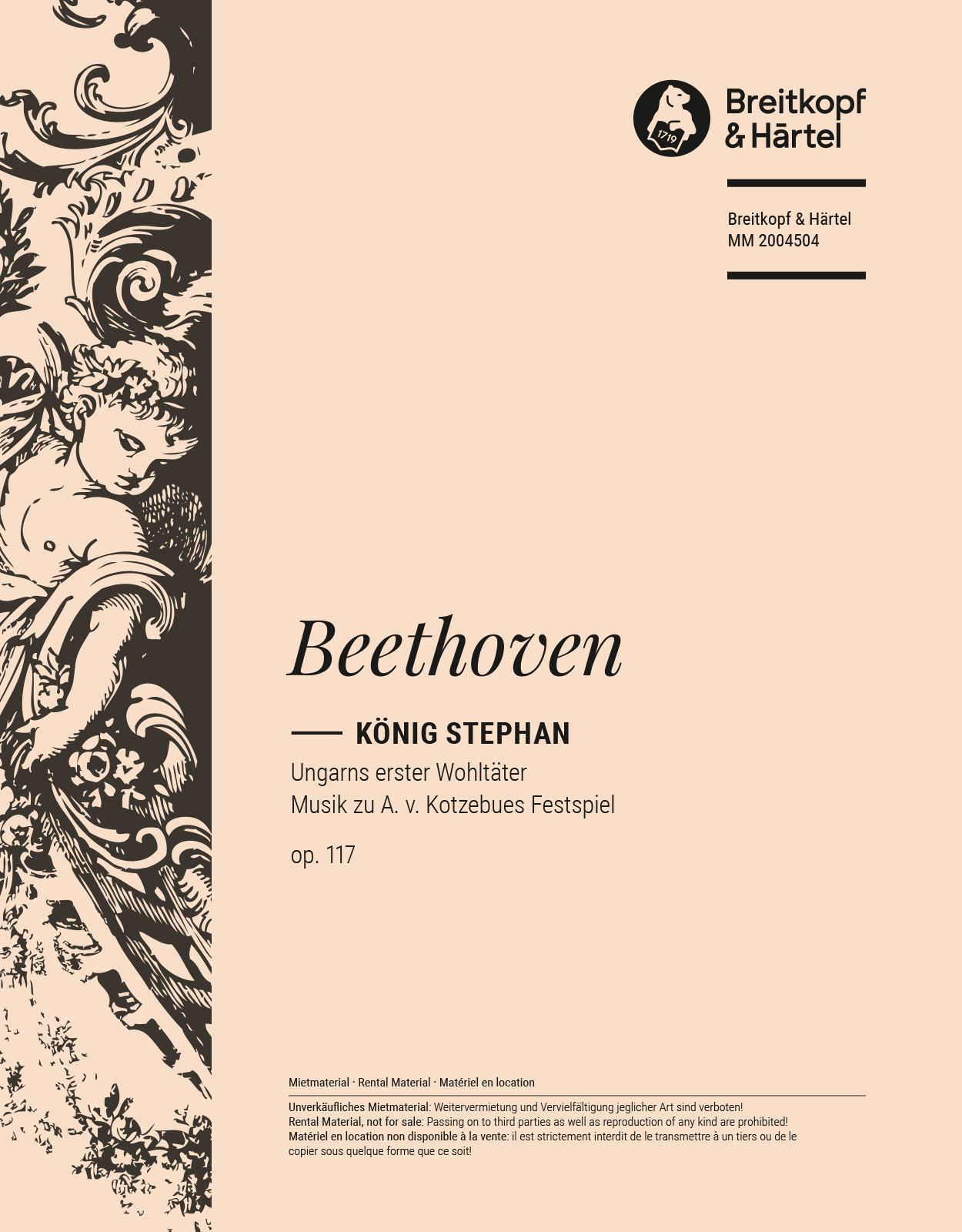 Ludwig van Beethoven - König Stephan op. 117 - Cover