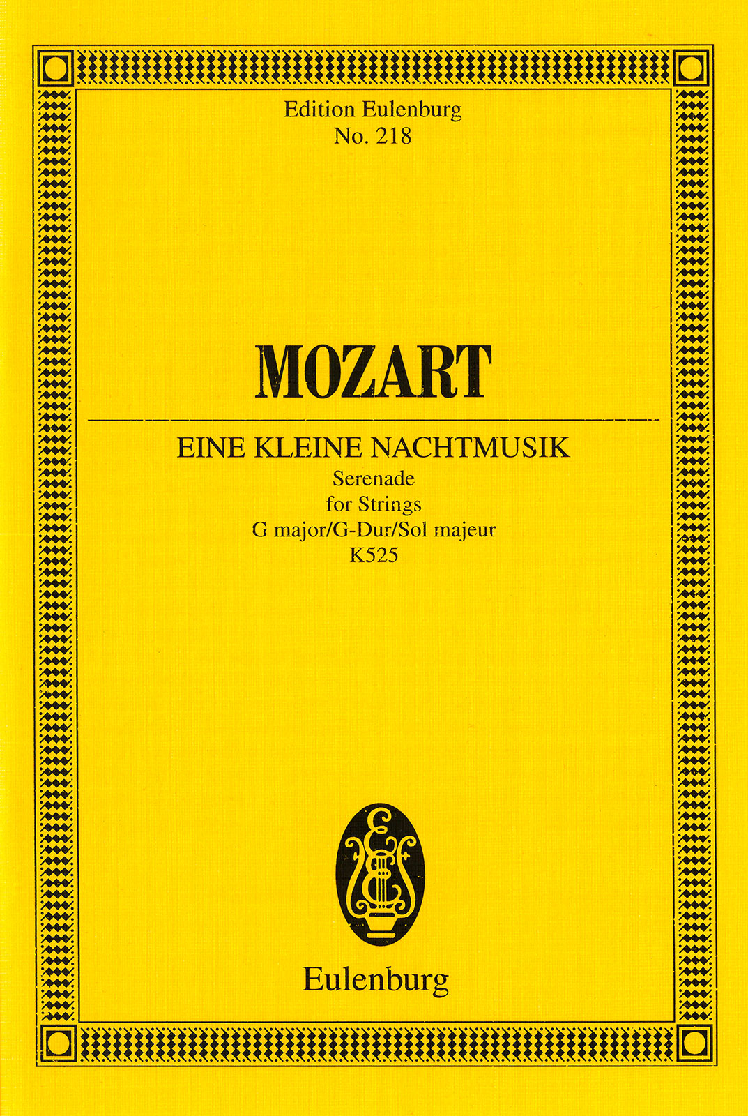 Wolfgang Amadeus Mozart - Eine kleine Nachtmusik G-dur KV 525 - Cover