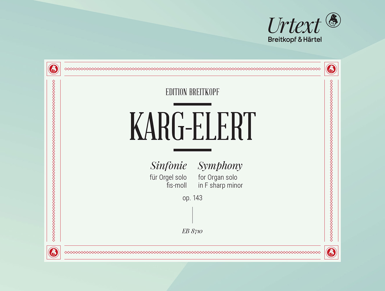 Sigfrid Karg-Elert - Sinfonie fis-moll op. 143 - Cover