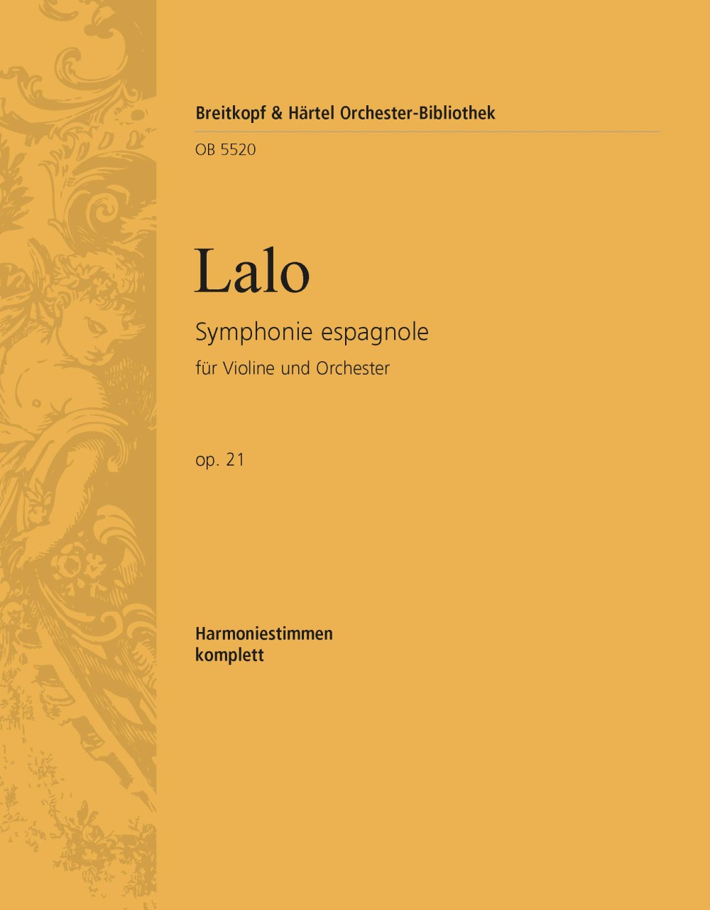 OB 5520-30 - Symphonie espagnole op. 21 - Cover