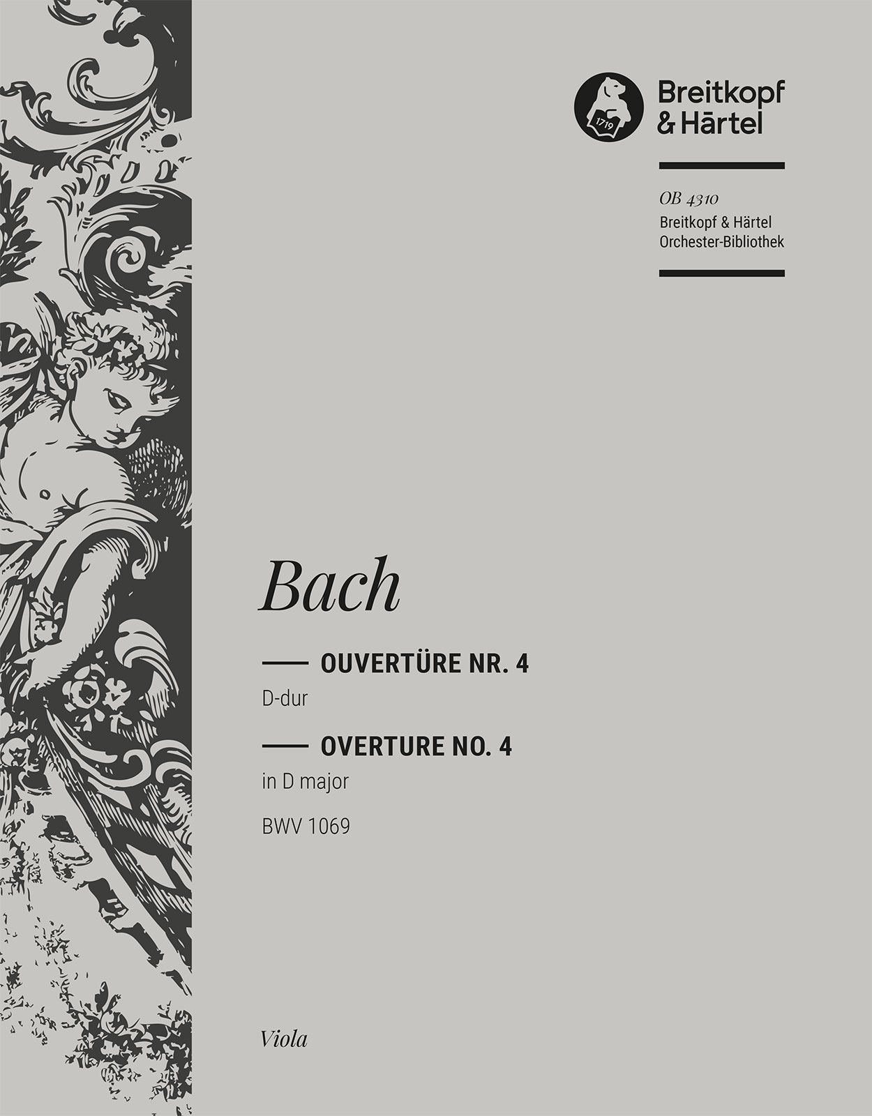 OB 4310-19 - Ouvertüre (Suite) Nr. 4 D-dur BWV 1069 - Cover