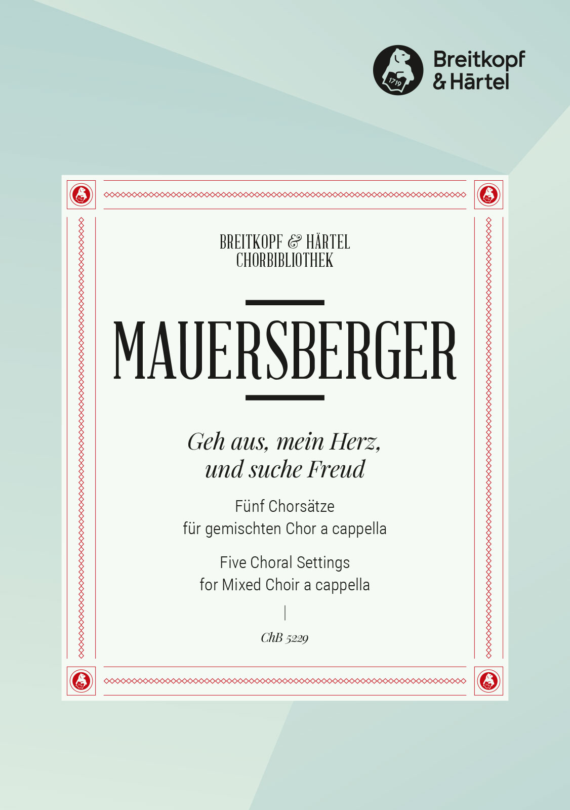 Rudolf Mauersberger - Geh aus, mein Herz, und suche Freud - Cover