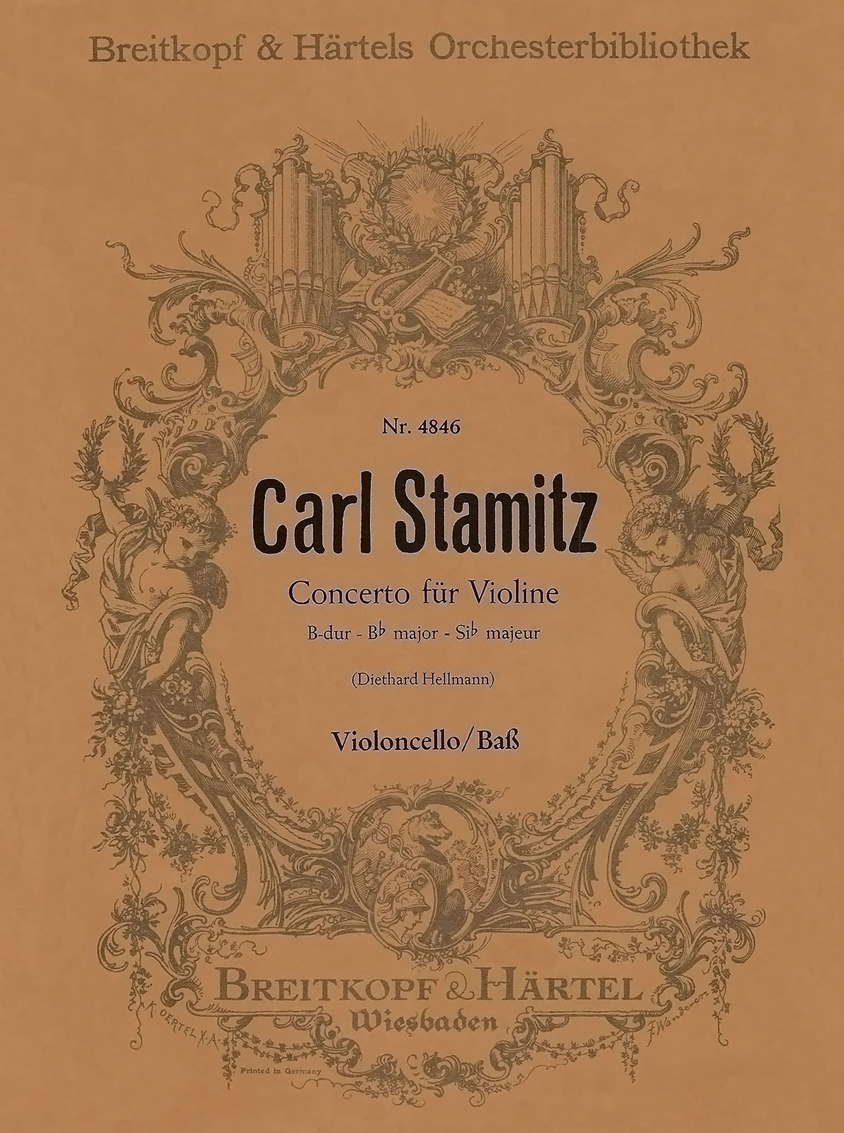 OB 4846-26 - Violinkonzert B-dur - Cover