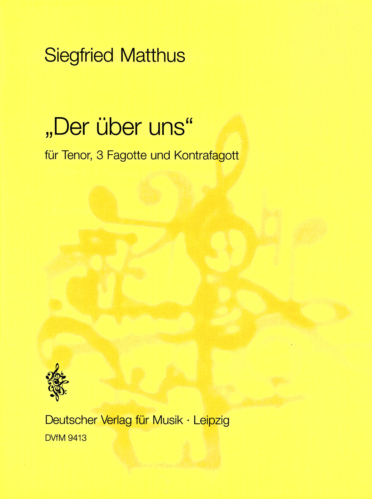 Siegfried Matthus - Der über uns - Cover