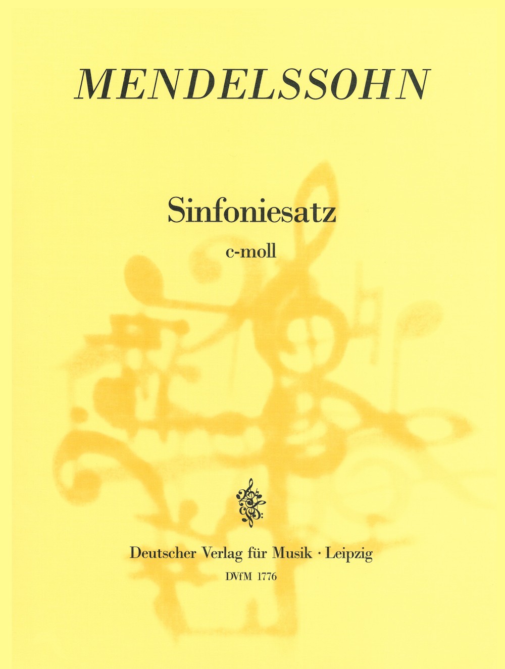Felix Mendelssohn Bartholdy - Sinfoniesatz c-moll MWV N 14 - Cover