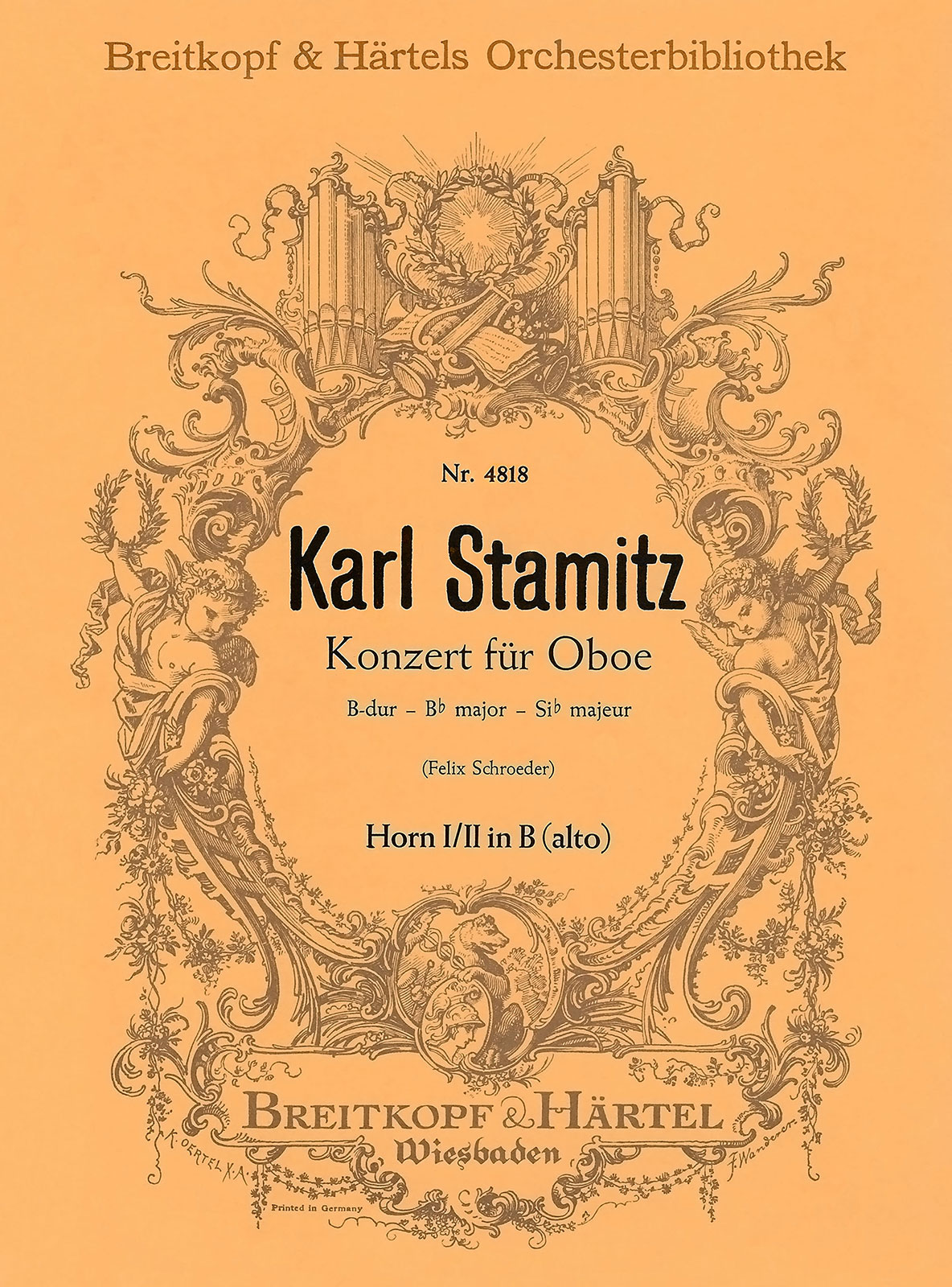 OB 4818-30 - Oboenkonzert B-dur - Cover