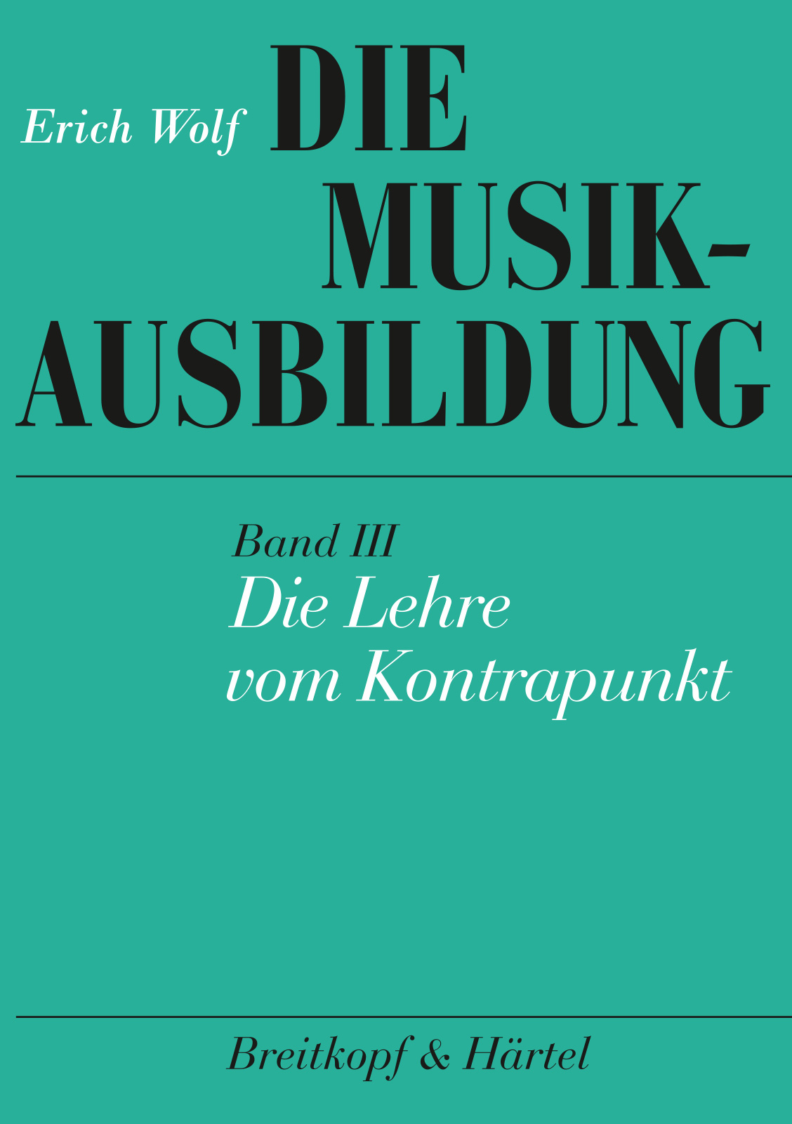 BV 45 - Die Musikausbildung - Cover