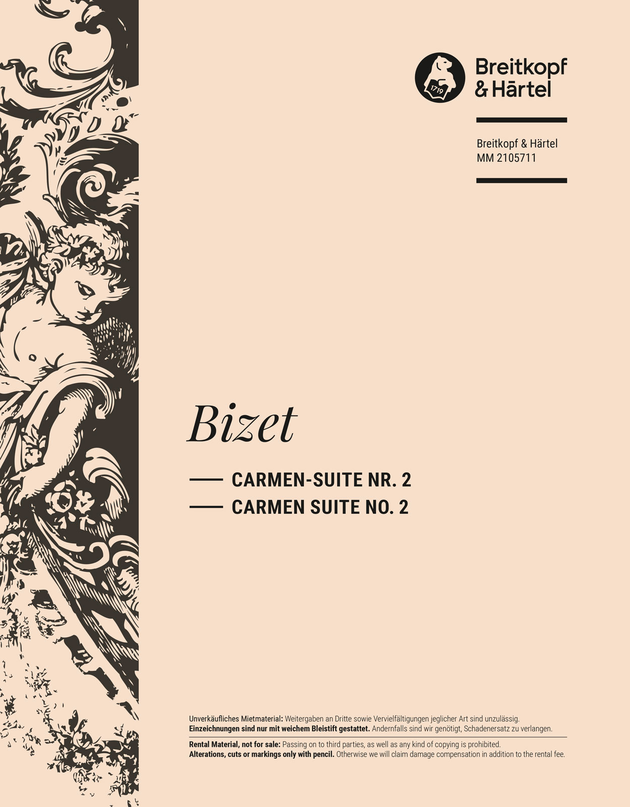 Georges Bizet - Carmen-Suite Nr. 2 - Cover