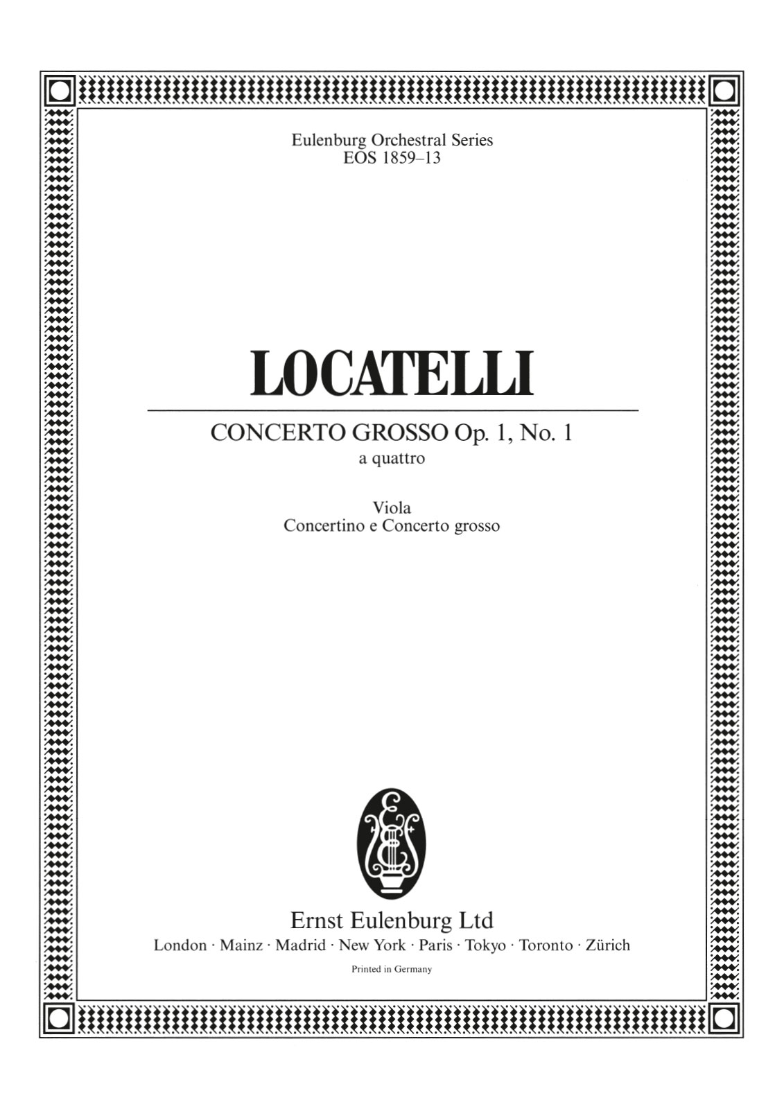 EOS 1859-19 - Concerto grosso „a quattro“ F-dur op. 1/1 - Cover