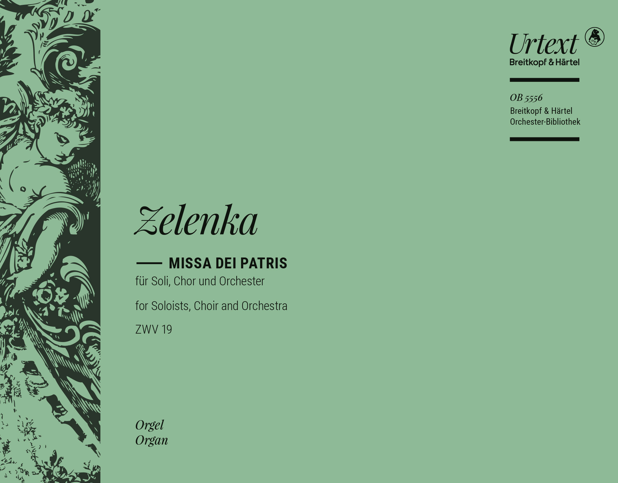 OB 5556-11 - Missa Dei Patris ZWV 19 - Cover