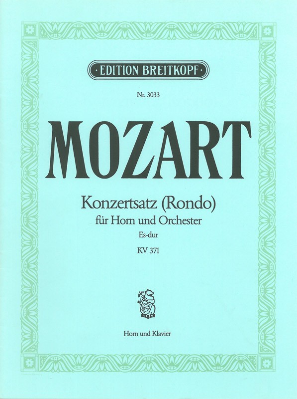 Wolfgang Amadeus Mozart - Konzert-Rondo Es-dur KV 371 - Cover