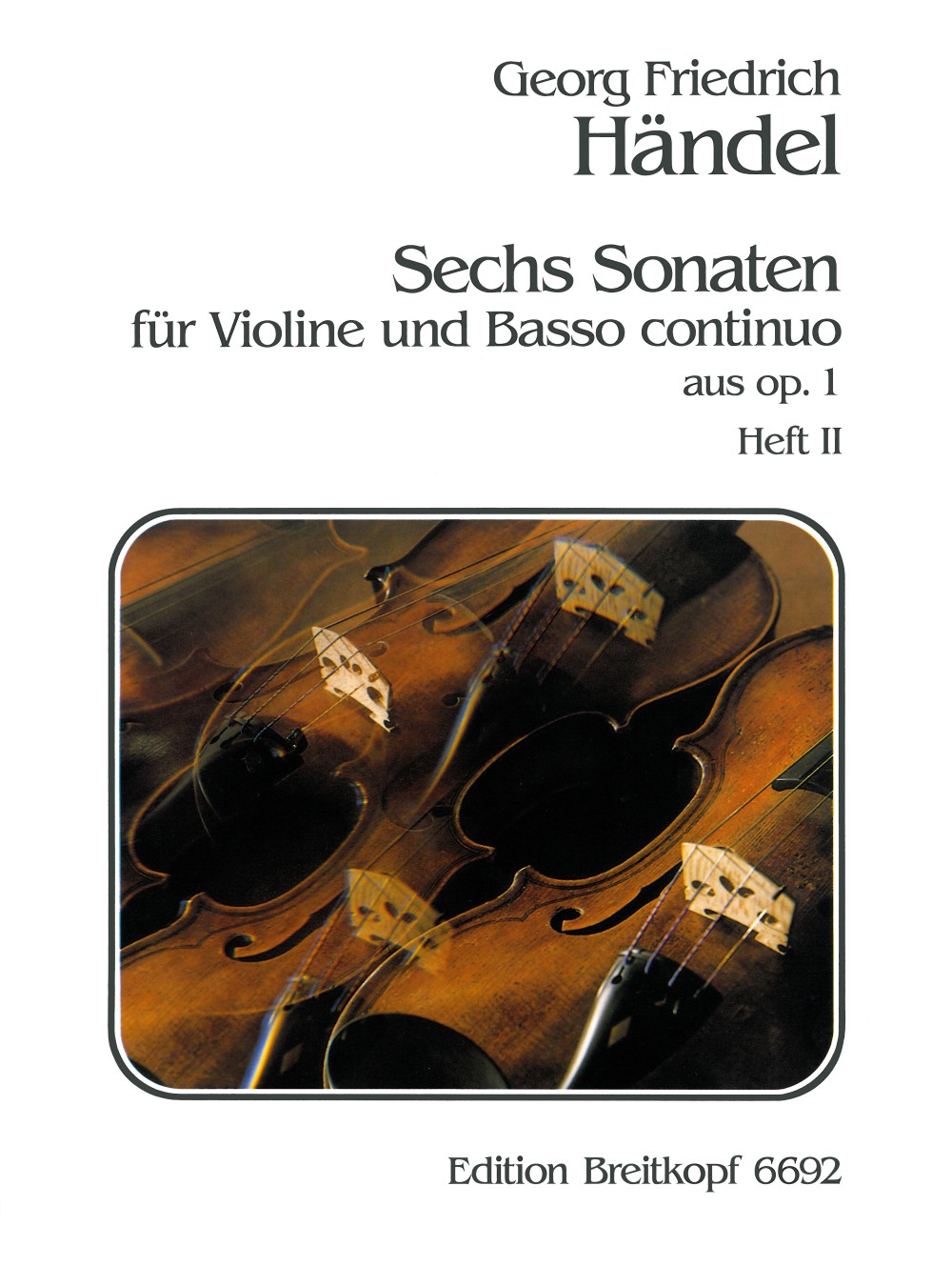 EB 6692 - 6 Sonaten op. 1 - Cover