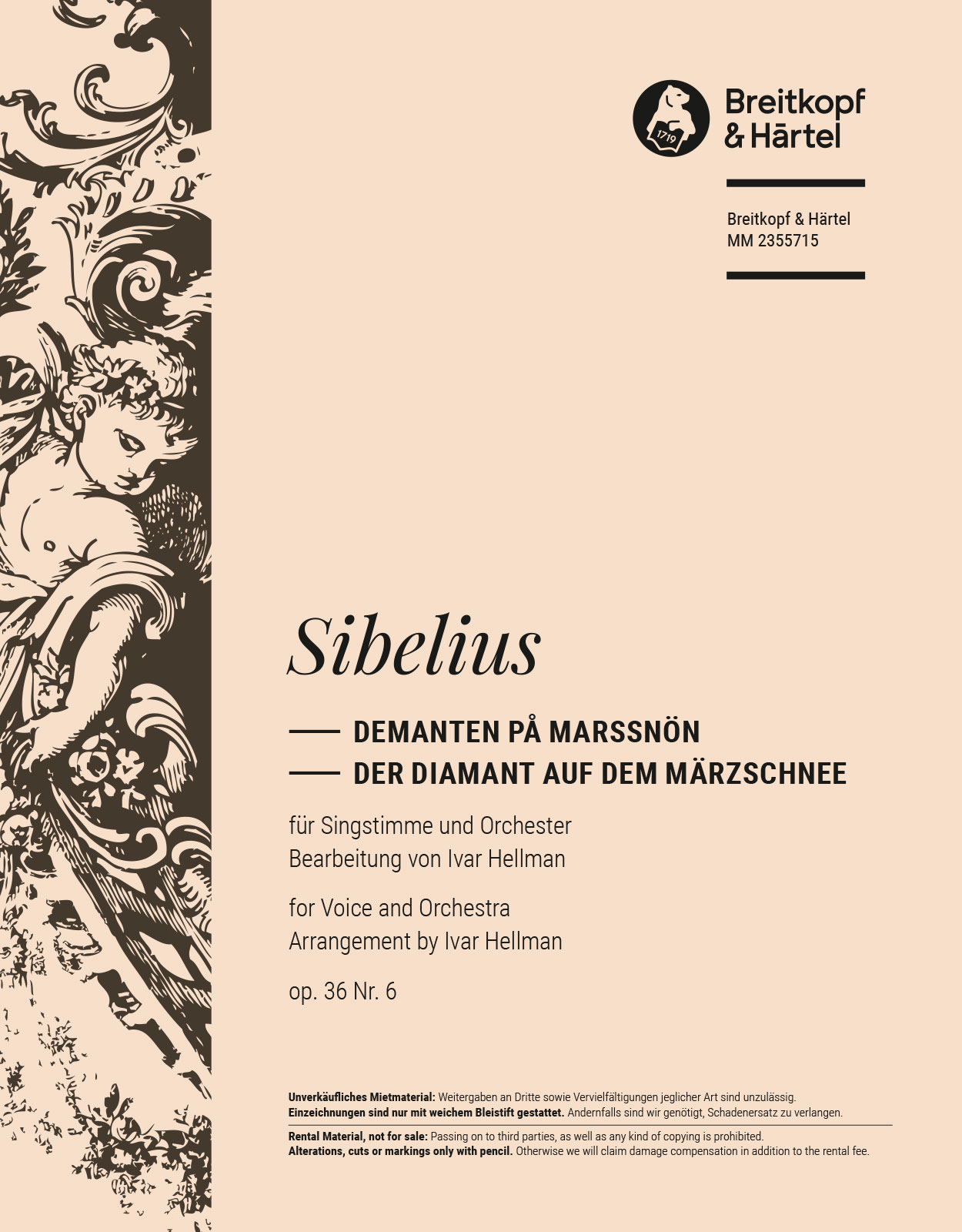 MM 2355715 - Demanten på marssnön Op. 36/6 - Cover