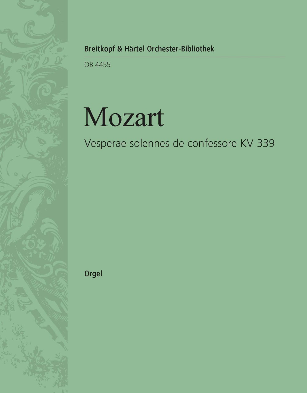 OB 4455-11 - Vesperae solennes de confessore KV 339 - Cover