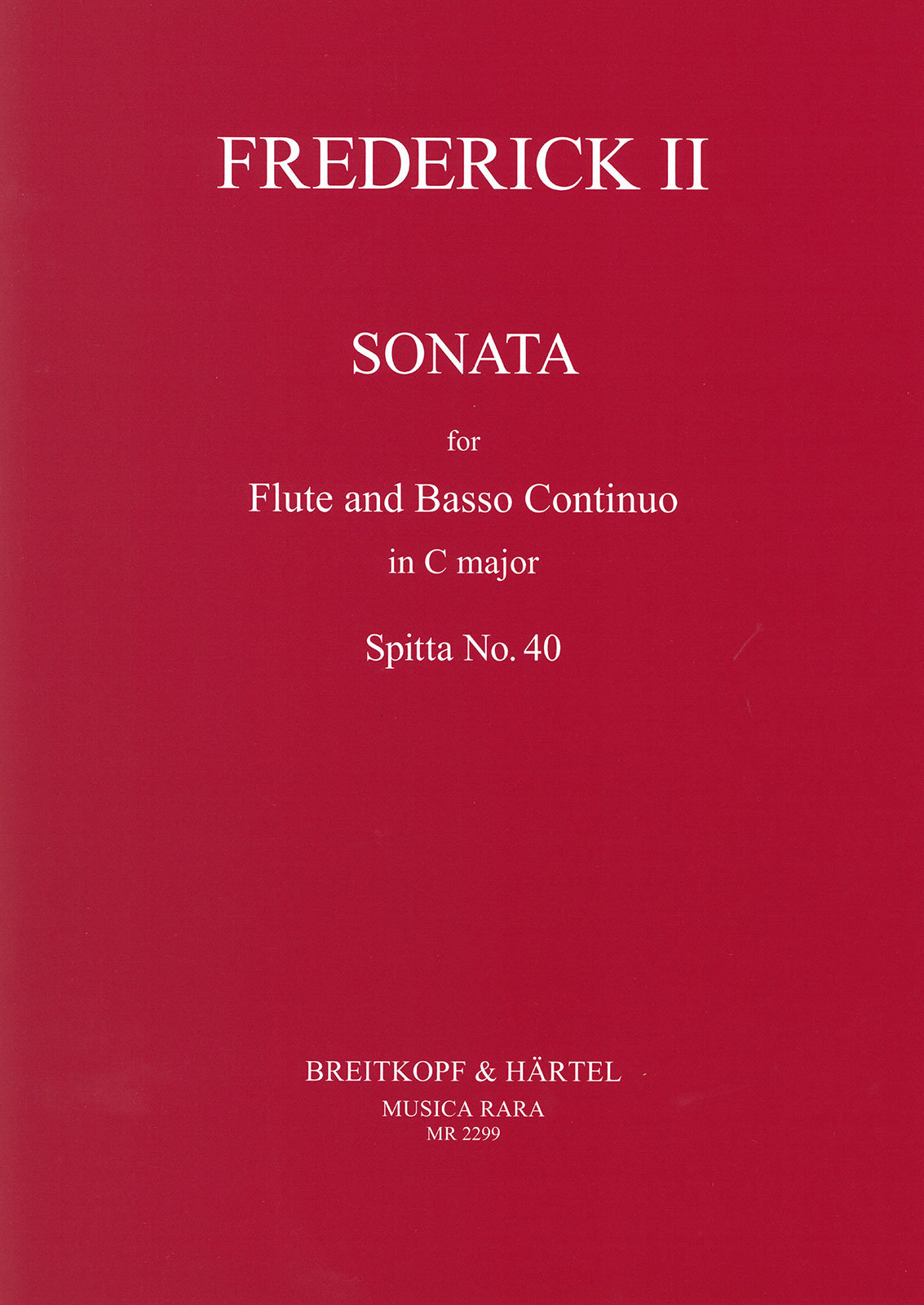 MR 2299 - 4 Sonatas - Cover