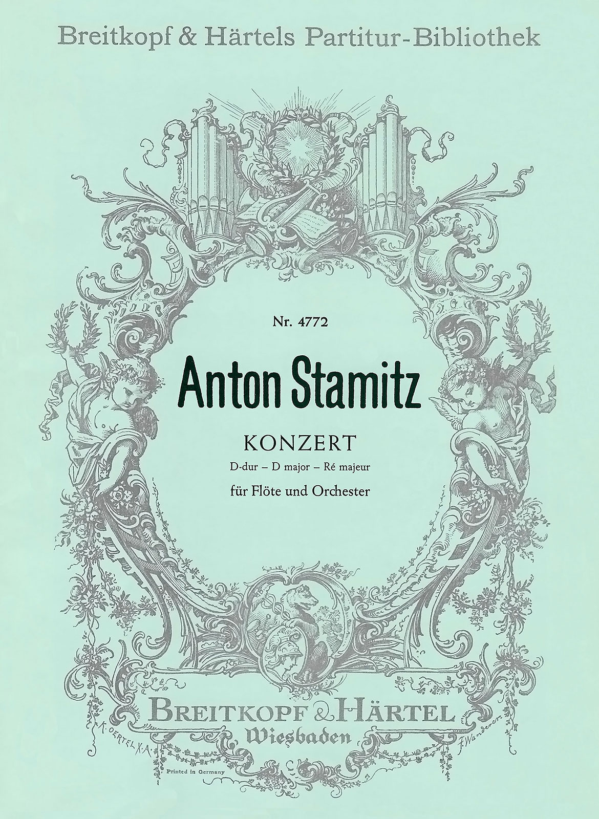 PB 4772 - Flötenkonzert D-dur - Cover