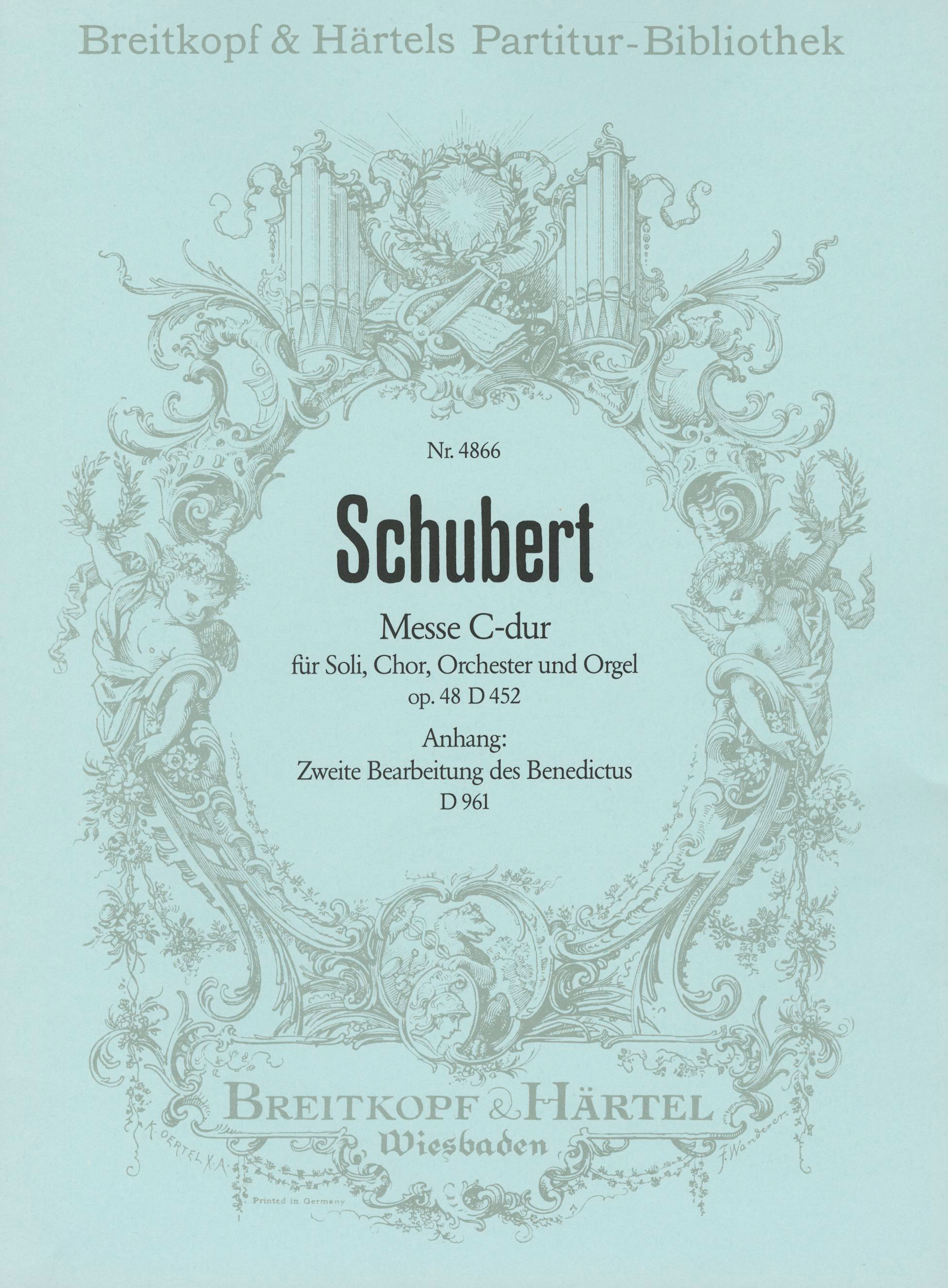 PB 4866 - Mass in C major D 452 [Op. 48] - Cover