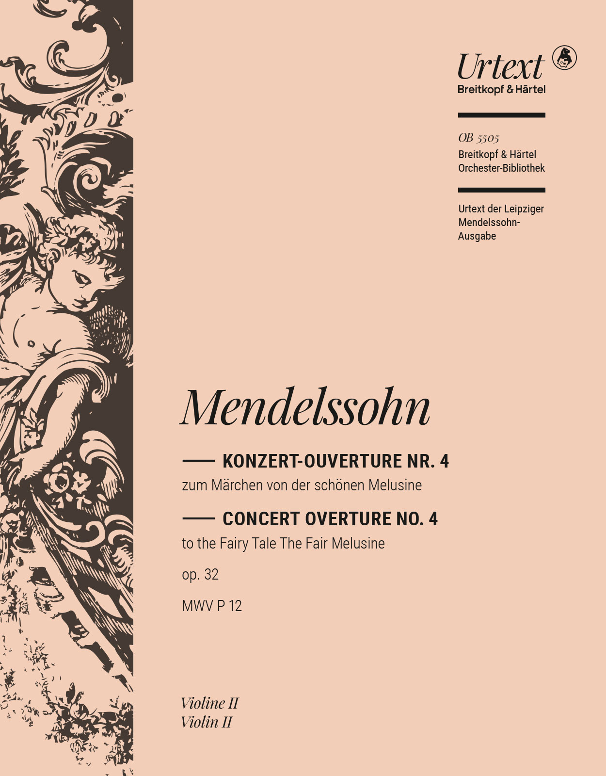 OB 5505-16 - Konzert-Ouvertüre Nr. 4 op. 32 MWV P 12 - Cover