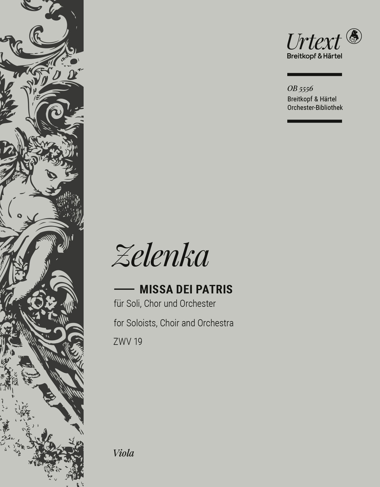 OB 5556-19 - Missa Dei Patris ZWV 19 - Cover