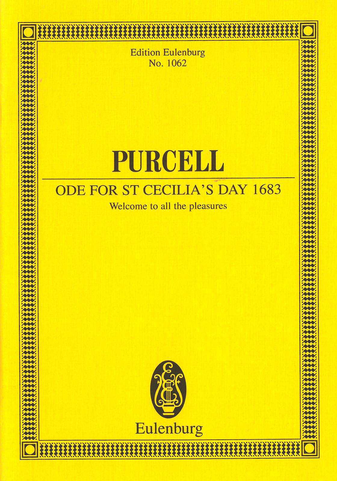 Henry Purcell - Ode for St. Cecilia’s Day 1683 Z 339 - Cover