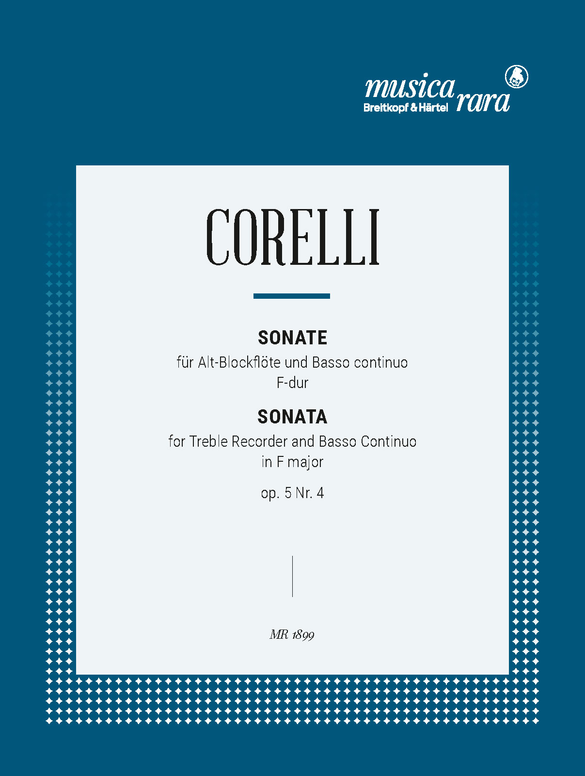 Arcangelo Corelli - Sonate F-dur op. 5/4 - Cover
