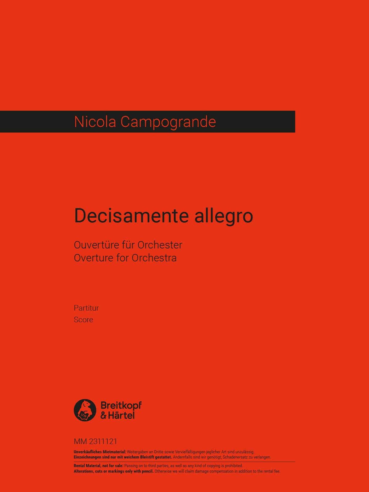 Nicola Campogrande - Decisamente allegro - Cover