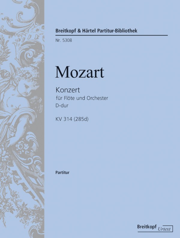 PB 5308 - Flötenkonzert [Nr. 2] D-dur KV 314 (285d) - Cover