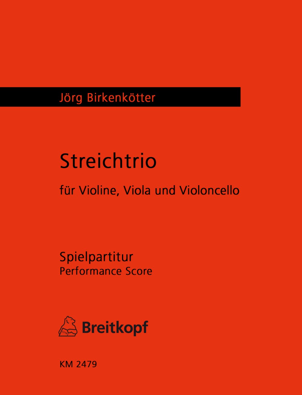 Jörg Birkenkötter - String Trio - Cover