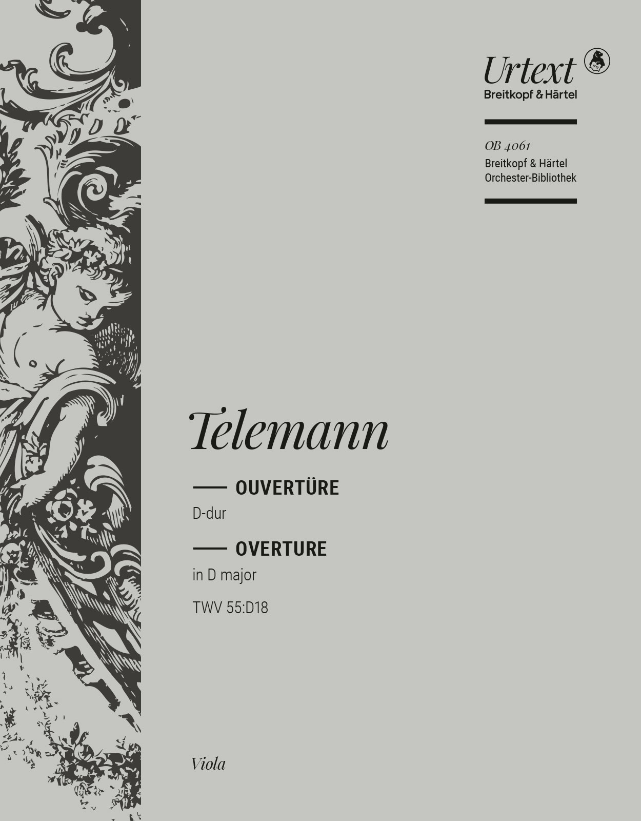 OB 4061-19 - Overture in D major TWV 55:D18 - Cover