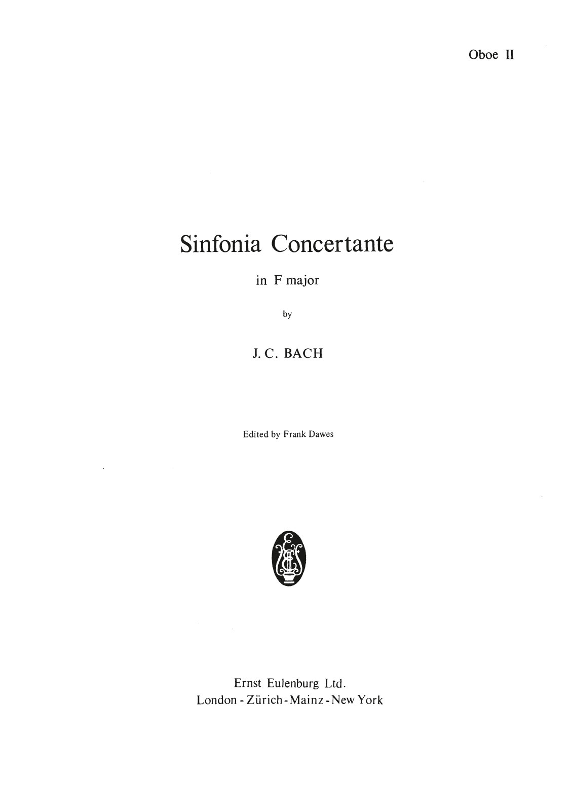 EOS 1265-30 - Sinfonia concertante F-dur - Cover