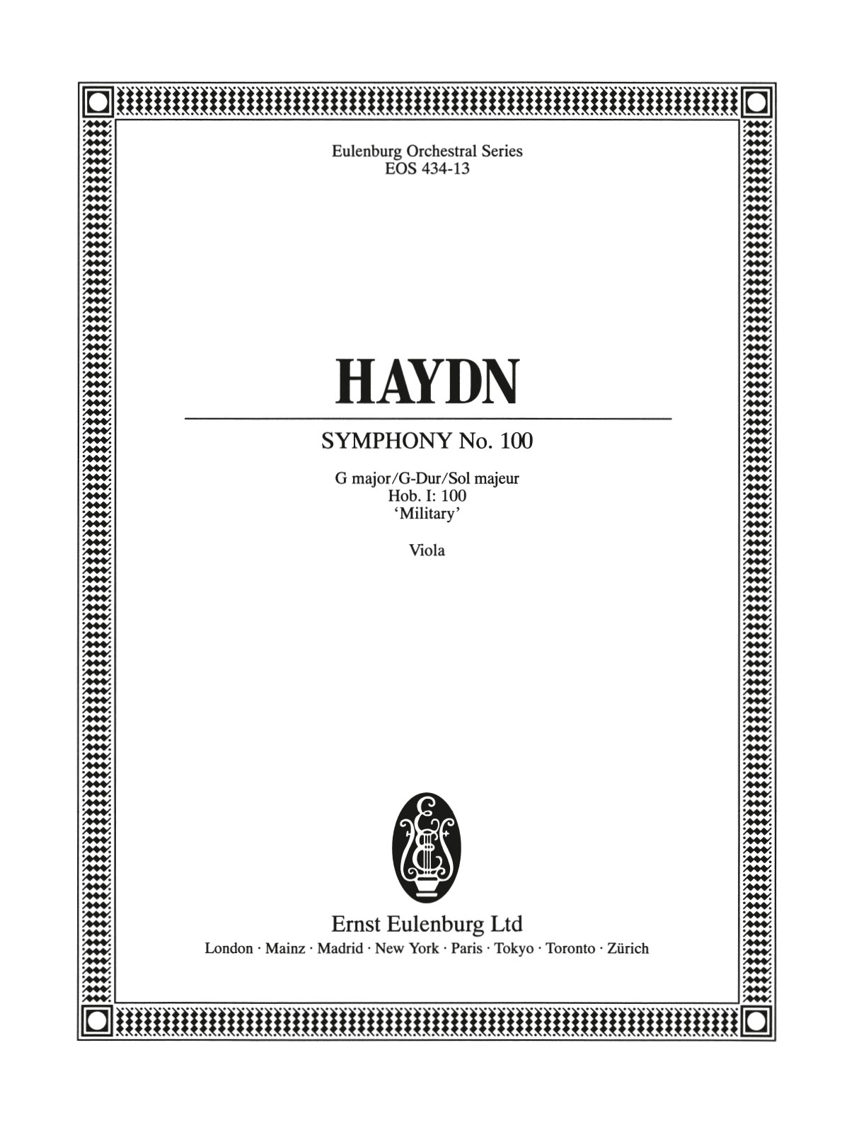 EOS 434-19 - Symphonie Nr. 100 G-dur Hob. I:100 - Cover