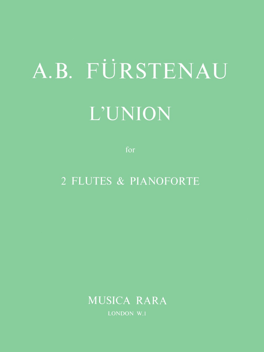 Anton Bernhard Fürstenau - L’Union op. 115 - Cover