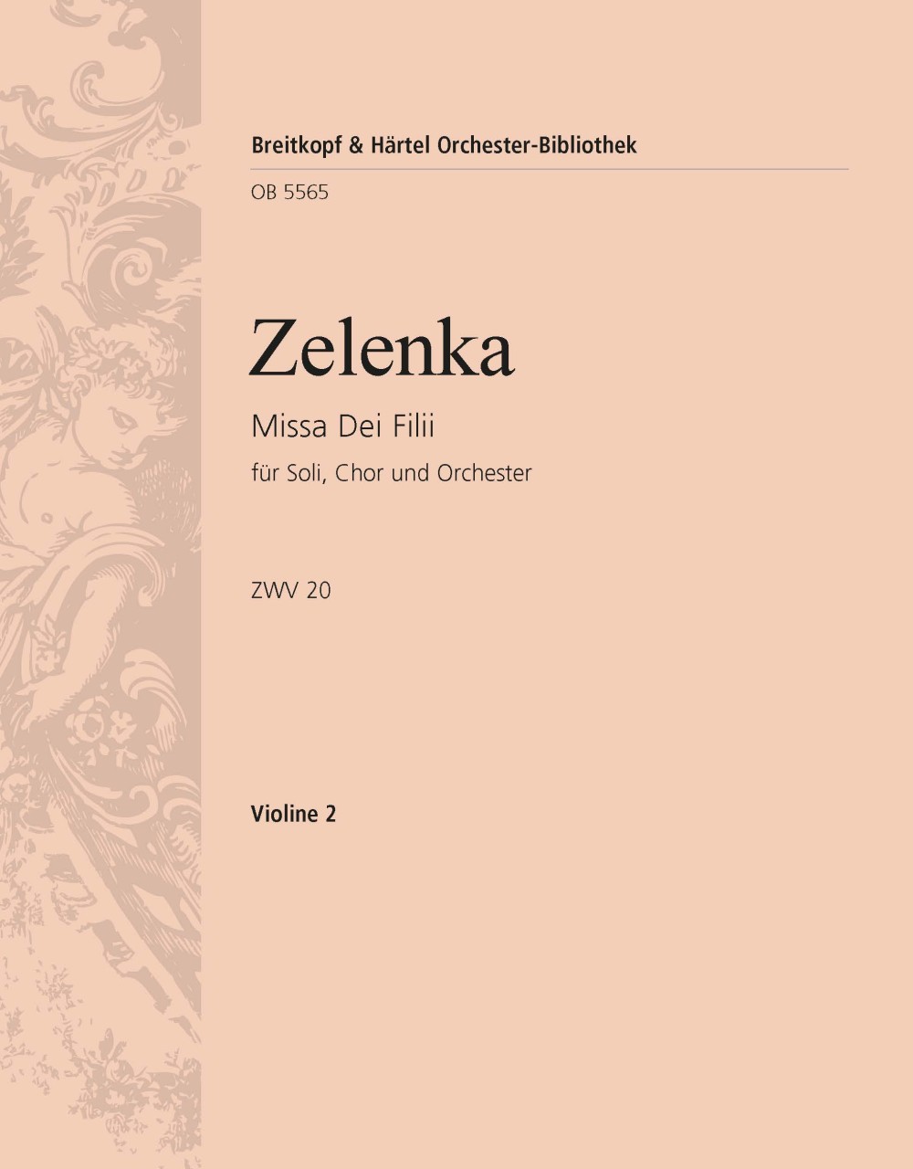 OB 5565-16 - Missa Dei Filii ZWV 20 - Cover
