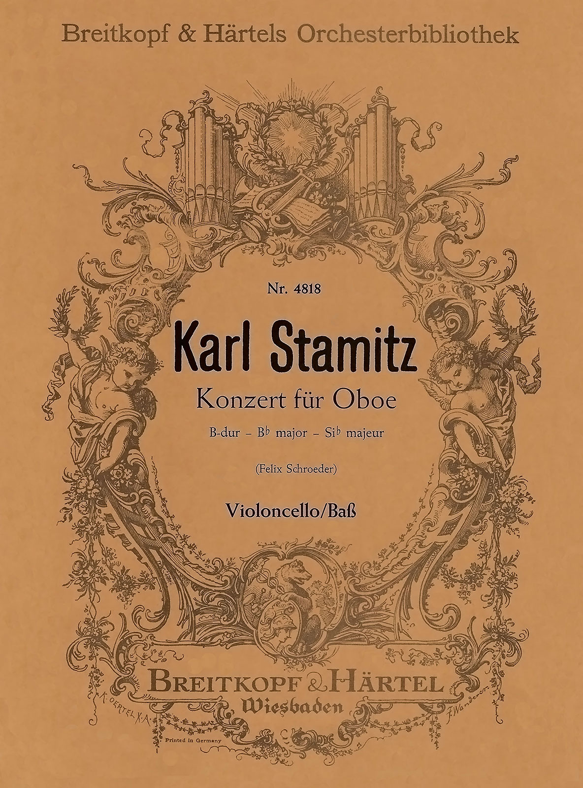 OB 4818-26 - Oboenkonzert B-dur - Cover