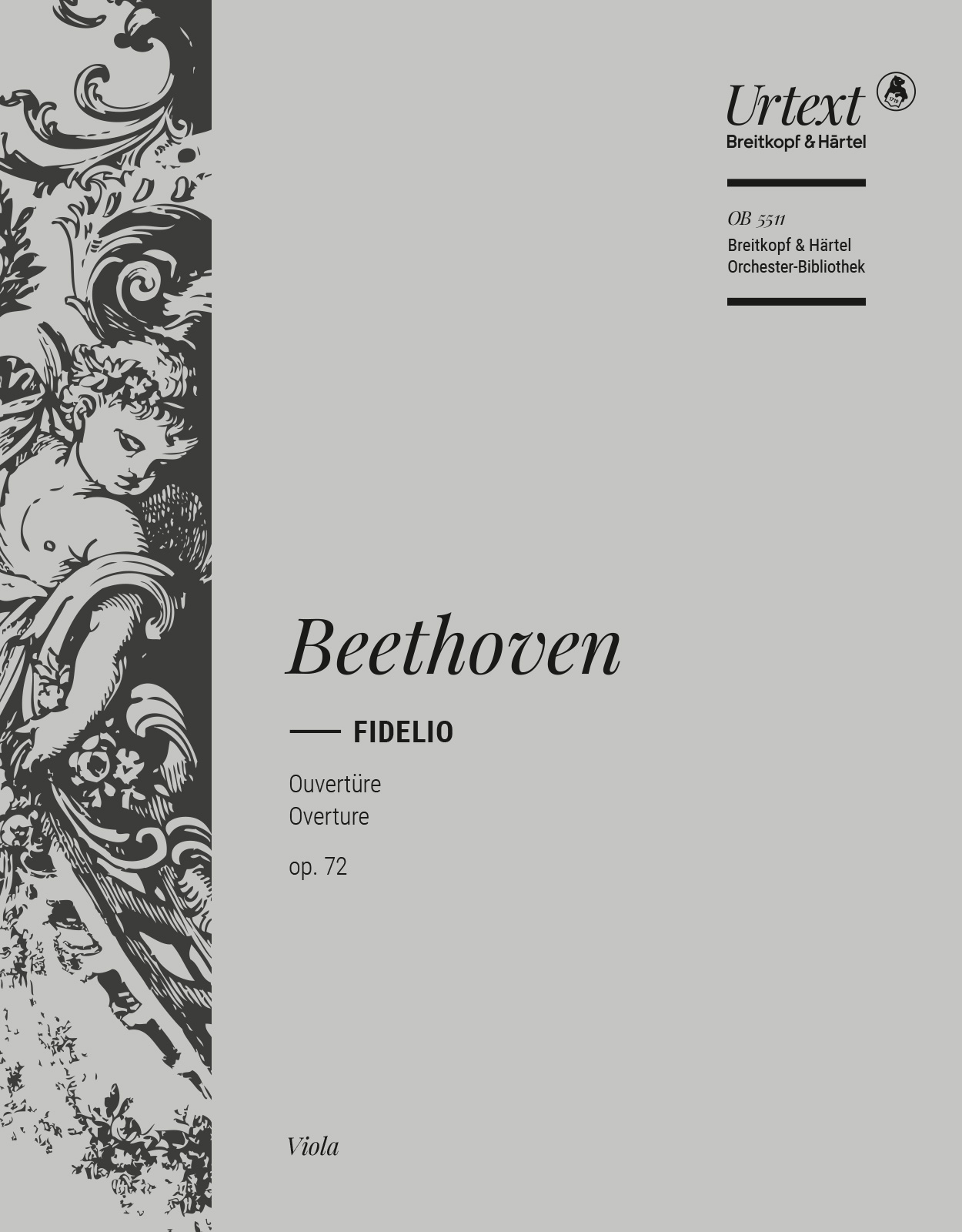 OB 5511-19 - Fidelio Op. 72 - Cover