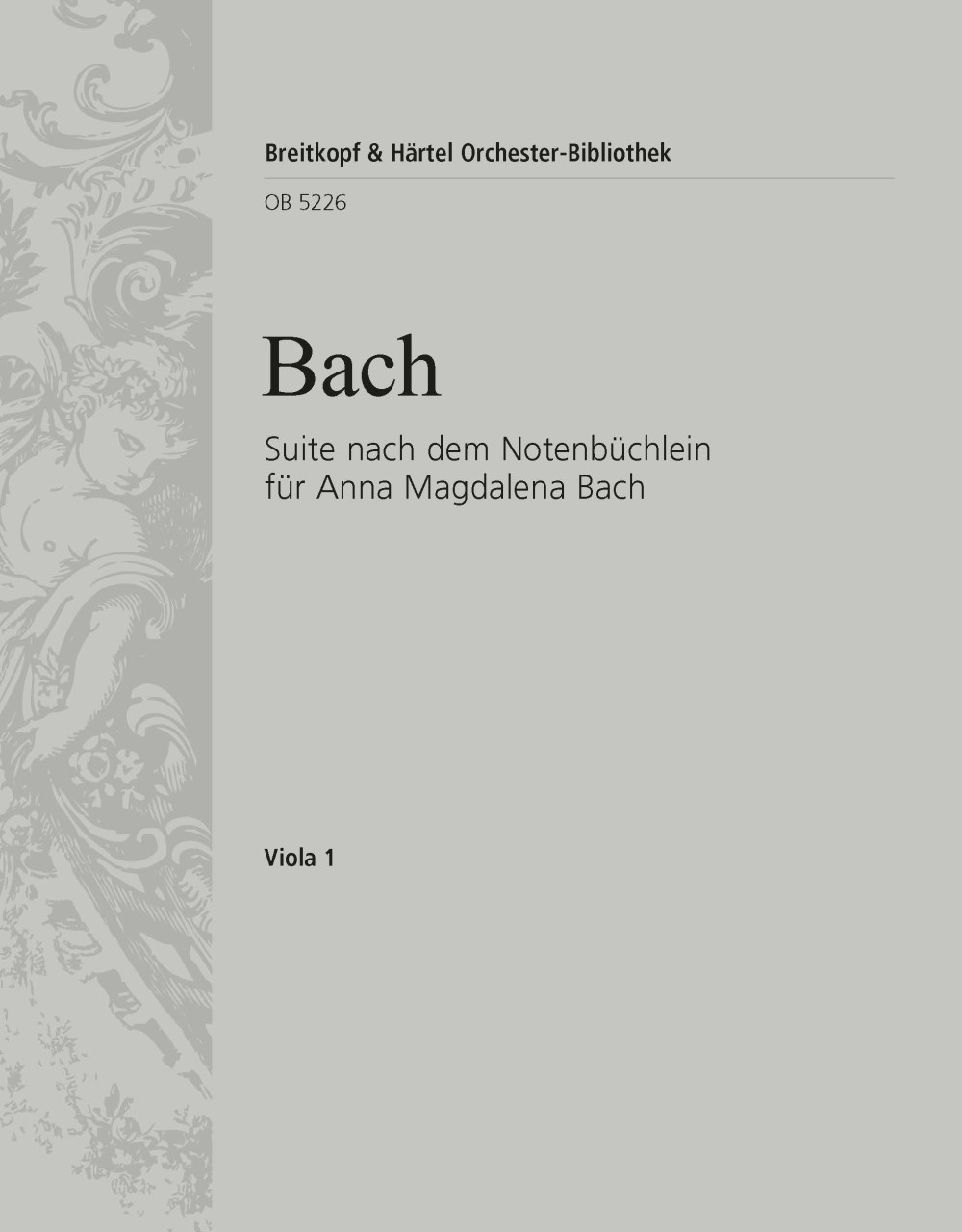 OB 5226-19 - Suite nach dem Notenbüchlein für Anna Magdalena Bach - Cover