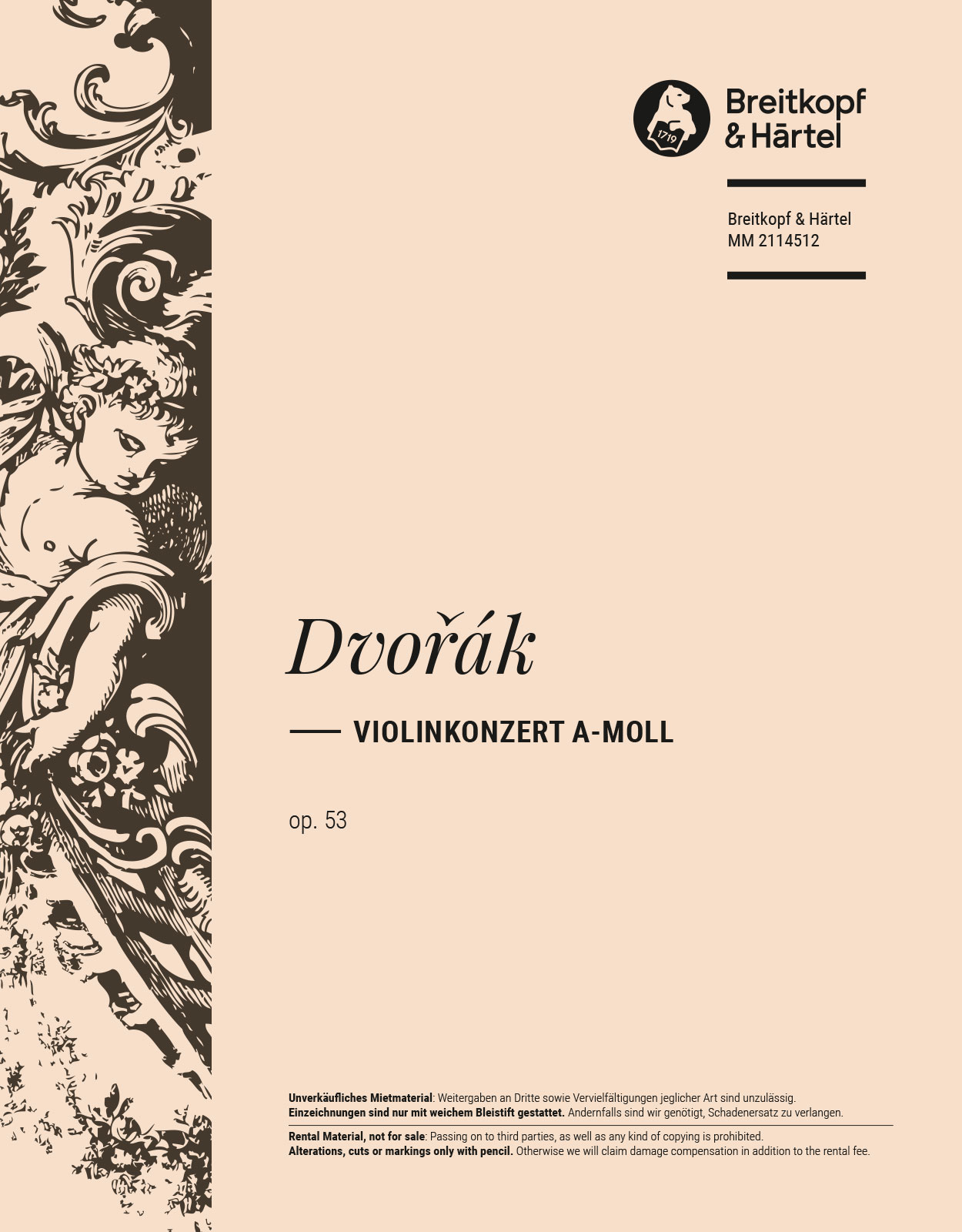 Antonín Dvořák - Violinkonzert a-moll op. 53 - Cover