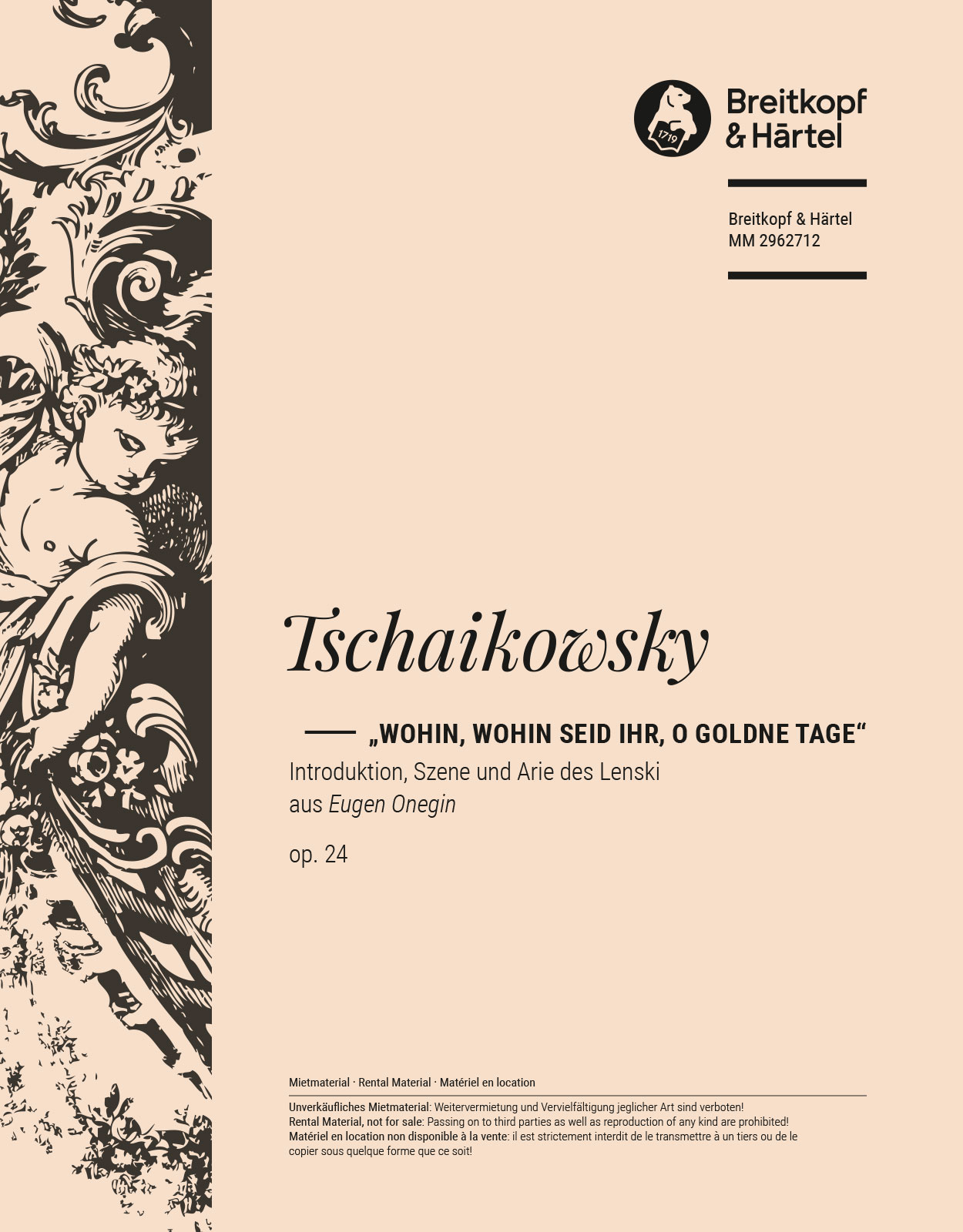 MM 2962712 - Eugen Onegin Op. 24 - Cover