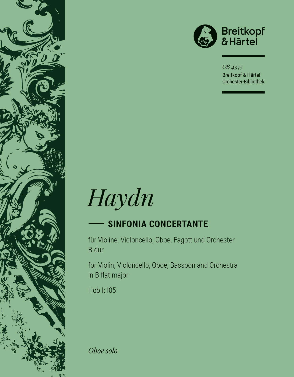 OB 4375-05 - Sinfonia Concertante in Bb major Hob I:105 - Cover