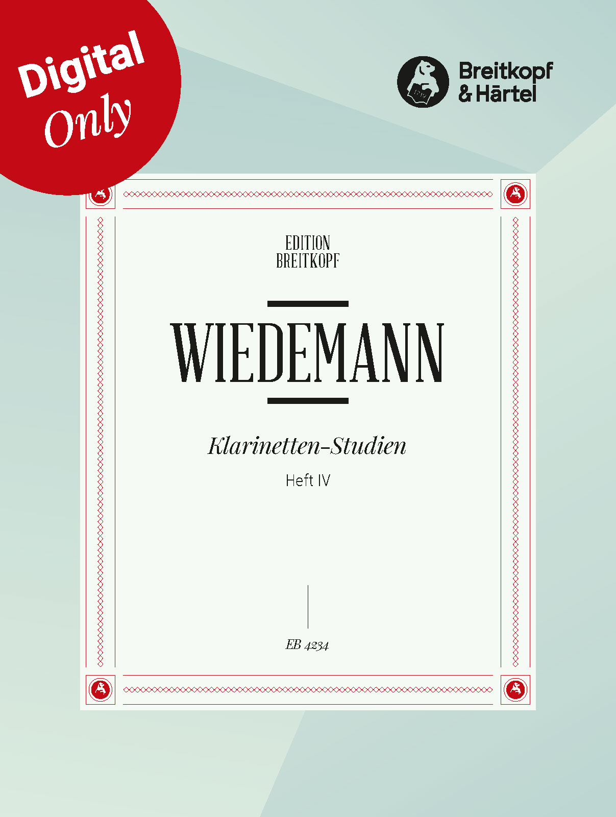 Ludwig Wiedemann - Klarinetten-Studien - Cover
