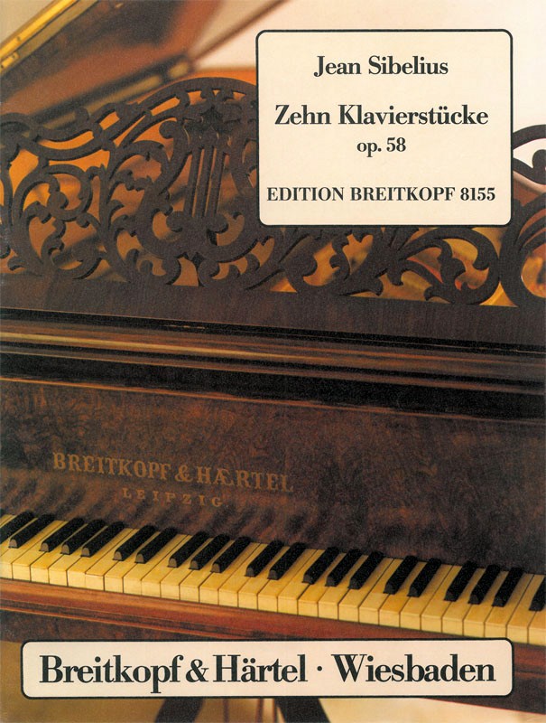 EB 8155 - 10 Klavierstücke op. 58 - Cover