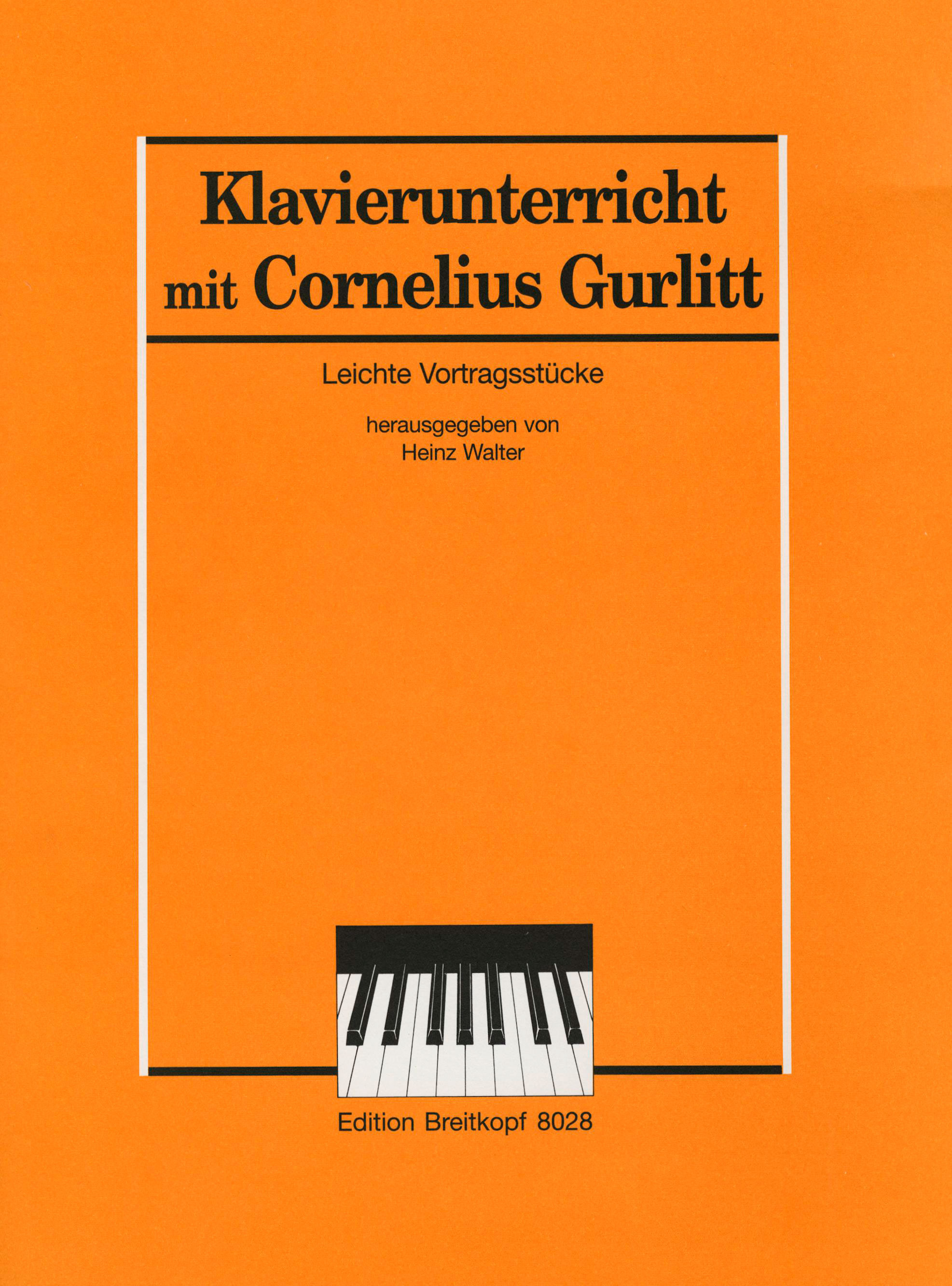 Cornelius Gurlitt - Easy Performance Pieces - Cover