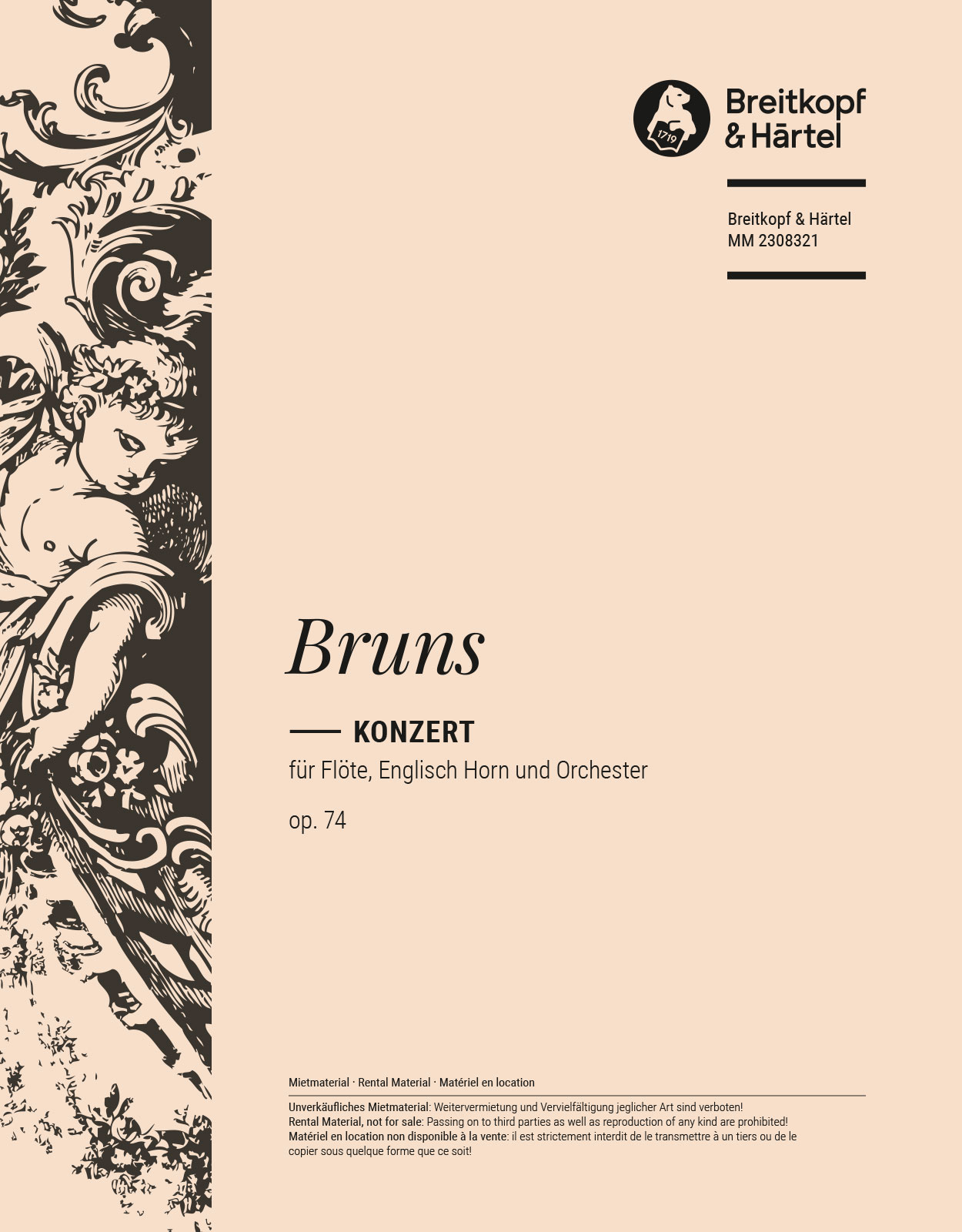 Victor Bruns - Konzert für Flöte und Englisch-Horn op. 74 - Cover